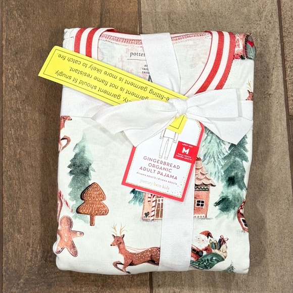 Gingerbread Organic Cotton Adult Pajama Set - PBK - Picture 4 of 6